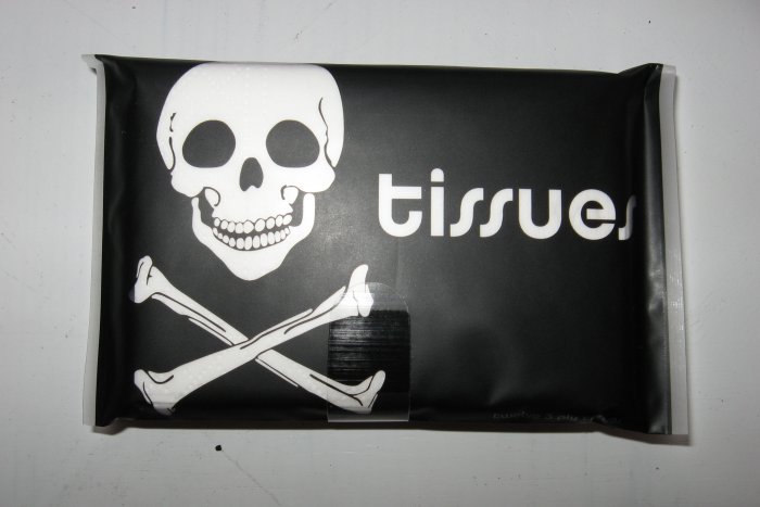 Pirate Print Tissue Cover