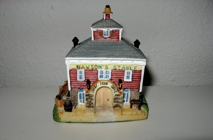 "Dawson's Livery & Feed Stable" Includes "Fools Gold" Bag, Liberty Falls House Collection, AH156