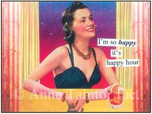 "I'm So Happy It's Happy Hour" Set of 10 Party Invitations