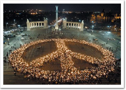 Peace Gathering Light Festival Card