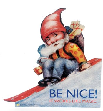 "Be Nice" Elf Poster