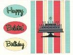 Belated Birthday Card ~ Cake