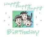 Happy Birthday Card ~ Crowd