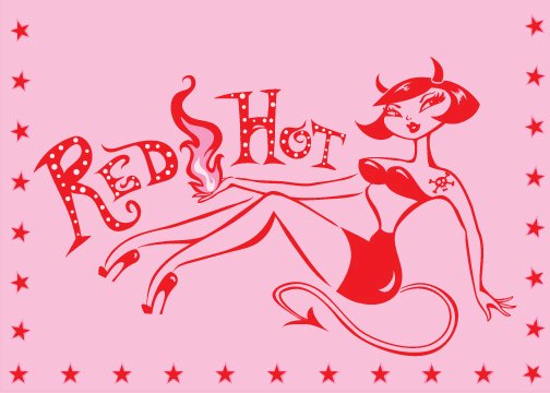 Red Hot Greeting Card