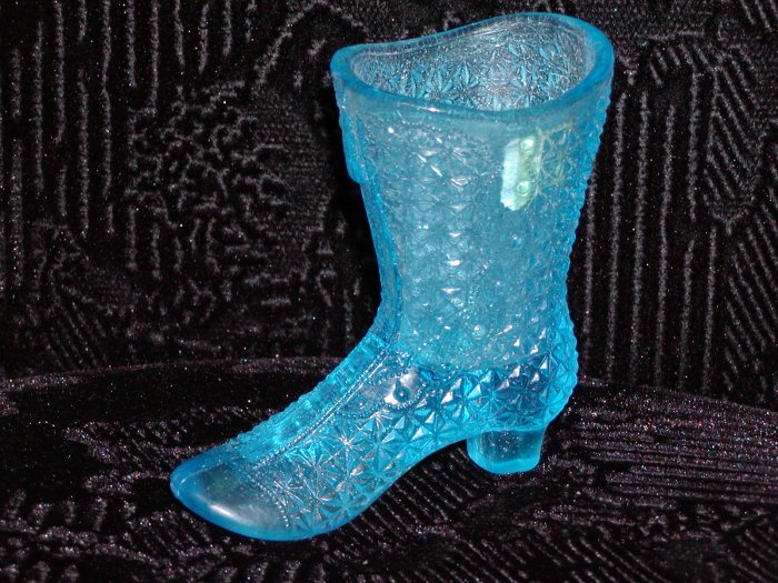 Mosser Blue Glass Boot.