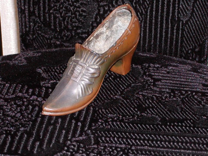 Circa 1920 Ladies Metal Pointed Toe Shoe