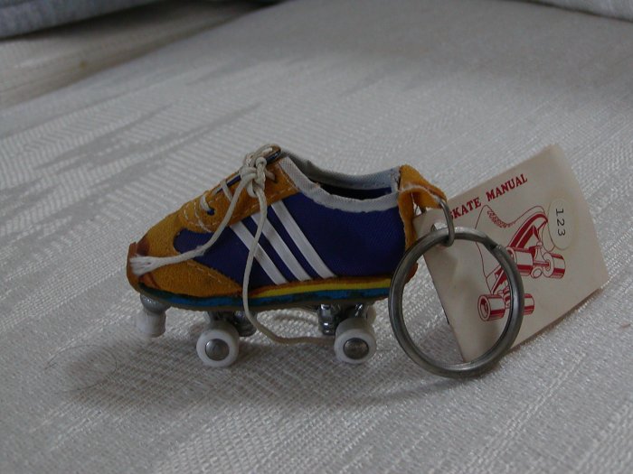 Unique Shoe on Skates Key Ring, 1980