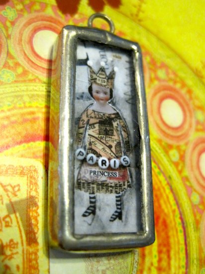 "The Paris Princess" Charm Pendant