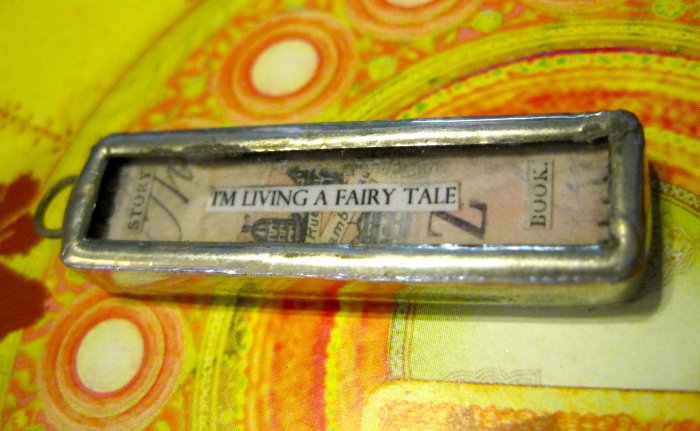 "Once Upon a Time" Charm, Necklace Pendant