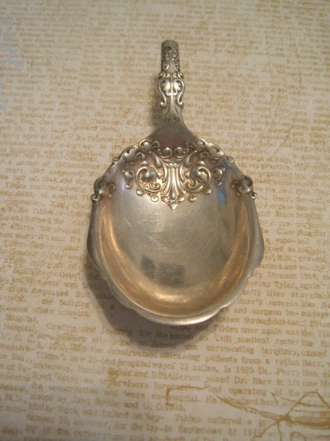 Vintage Silver Spoon Charm, Jewelry Finding