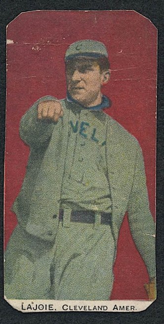 Vintage Baseball Card, Napoleon Lavoie, 1910 Standard Caramel E93 #19