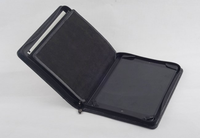 Leather iPad Pro 9.7 Portfolio Case with Paper Pad Holder for 9.7 iPad Pro carrying