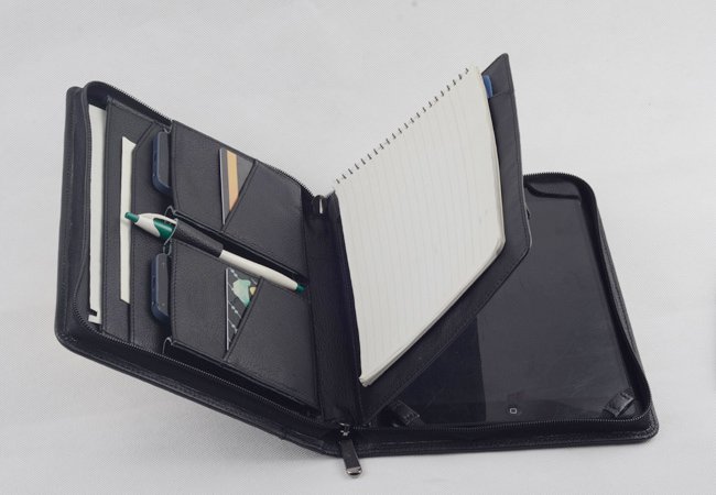 Leather iPad Air Air 2 Business Case with Paper Pad for Apple iPad Air carrying Briefcase