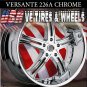 VERSANTE WHEELS 226 26X10 5.120 CHROME FOR CHEVY CAPRICE BUICK LA SABRE CUTLASS