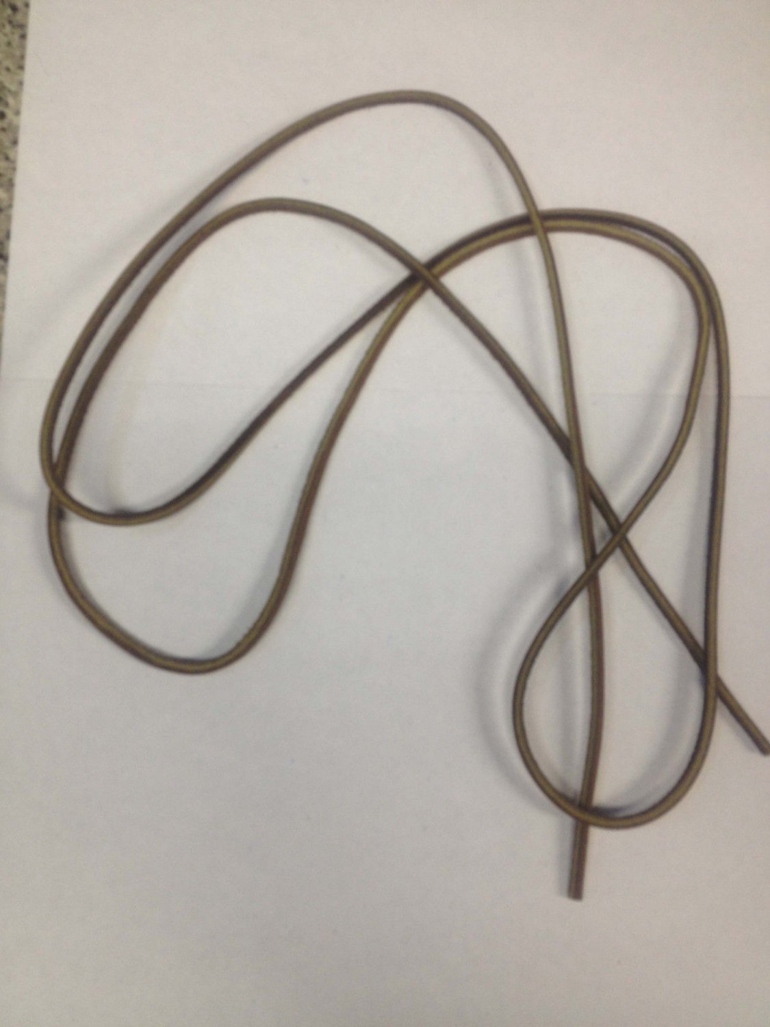 72" Length Rawhide Leather Shoe Laces Strings Shoelaces Bootlaces Light Brown Color