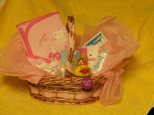 Baby Girl Welcome Home Basket