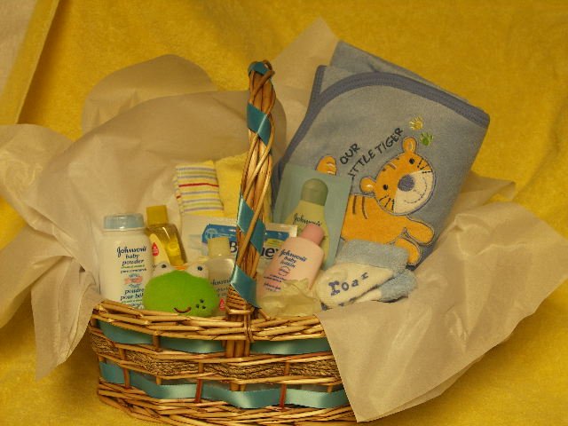Baby Boy Welcome Home Gift Basket