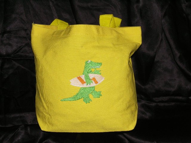 Surfing Gator Tote