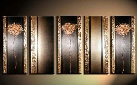 Modern contemporary oil paintings on canvas flower painting set 734