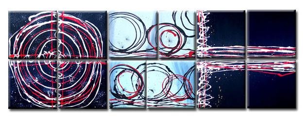 Modern contemporary oil paintings on canvas abstract painting set 739