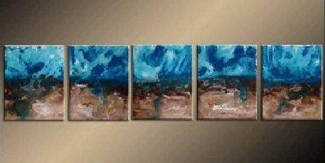 Modern contemporary oil paintings on canvas abstract painting set 741