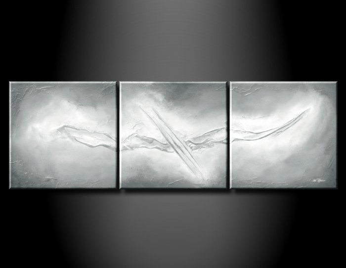Handmade Art deco Modern abstract oil painting on Canvas set 09055