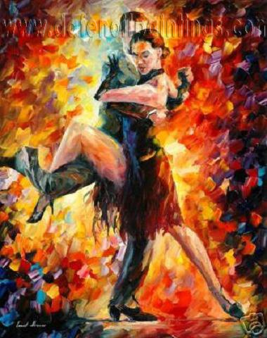 Modern impressionism palette knife oil painting on canvas kp014
