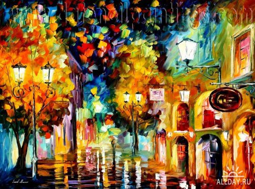Modern impressionism palette knife oil painting on canvas kp018
