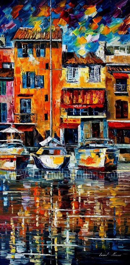 Modern impressionism palette knife oil painting on canvas kp031