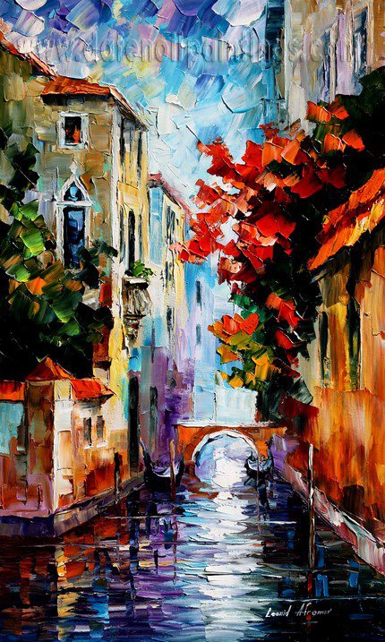Modern impressionism palette knife oil painting on canvas kp032