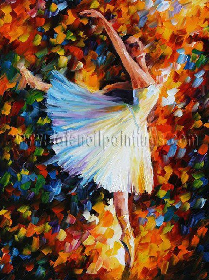Modern impressionism palette knife oil painting on canvas kp035
