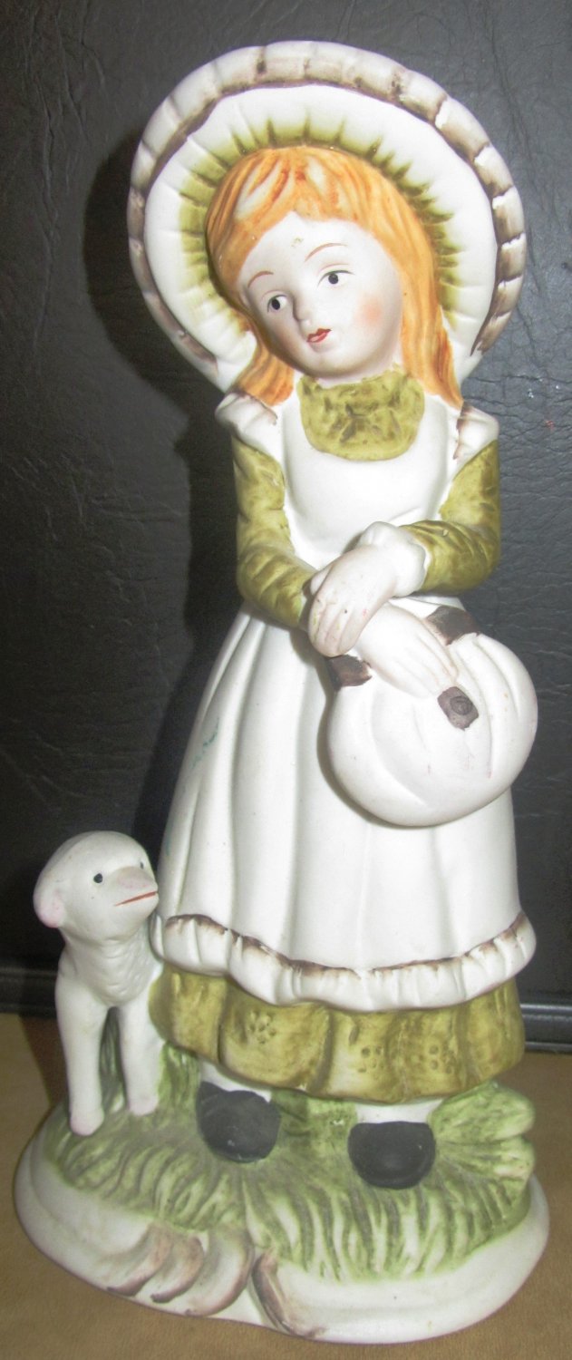 mary had a little lamb figurine