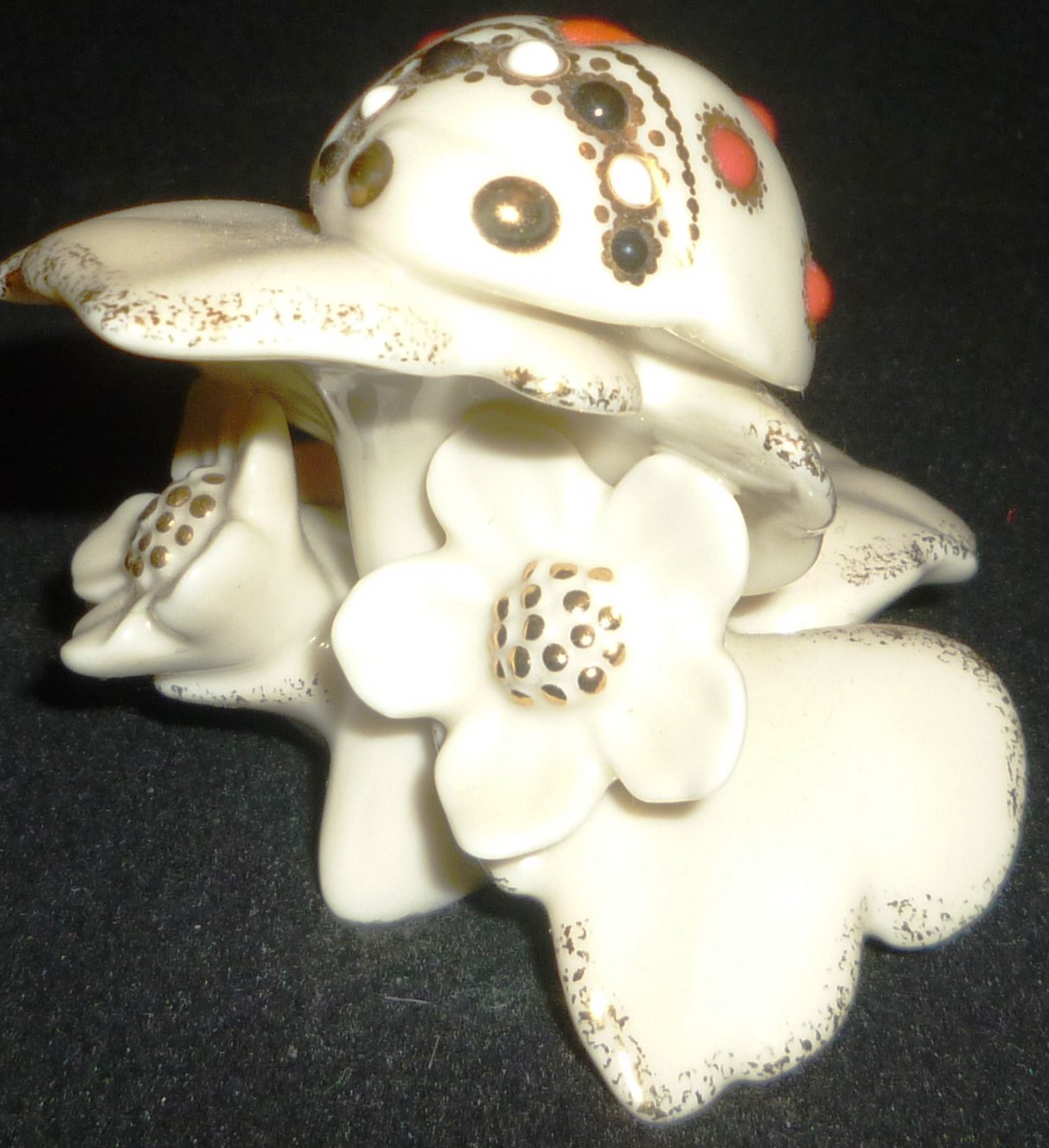 Charming Lenox Porcelain Figurine Secret Garden Collection Ladybug