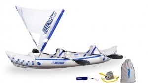 Sea Eagle 330 PRO Inflatable Kayak includes Quicksail Seats and Pump (FREE SHIPPING)