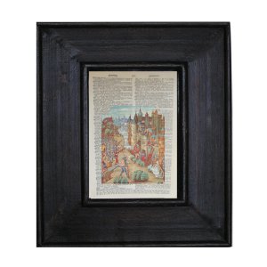 Vintage Illustration and Antique Book Pages Make Stunning Wall Art