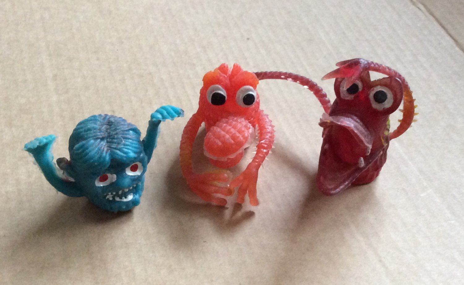 jelly monster finger puppets