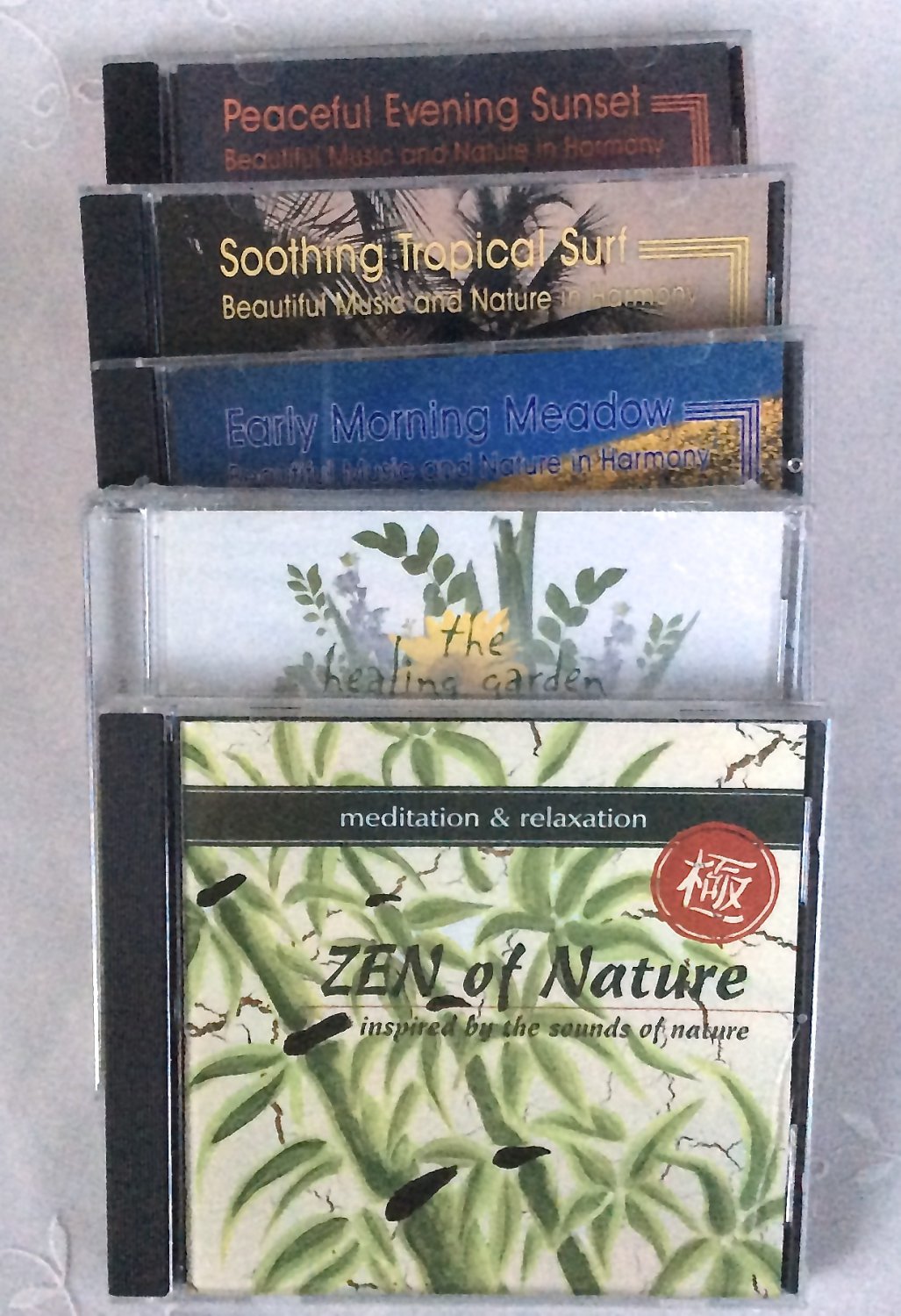 Music Lot of 5 CDs Relaxation Nature Sounds Meditation World Music Instant Collection