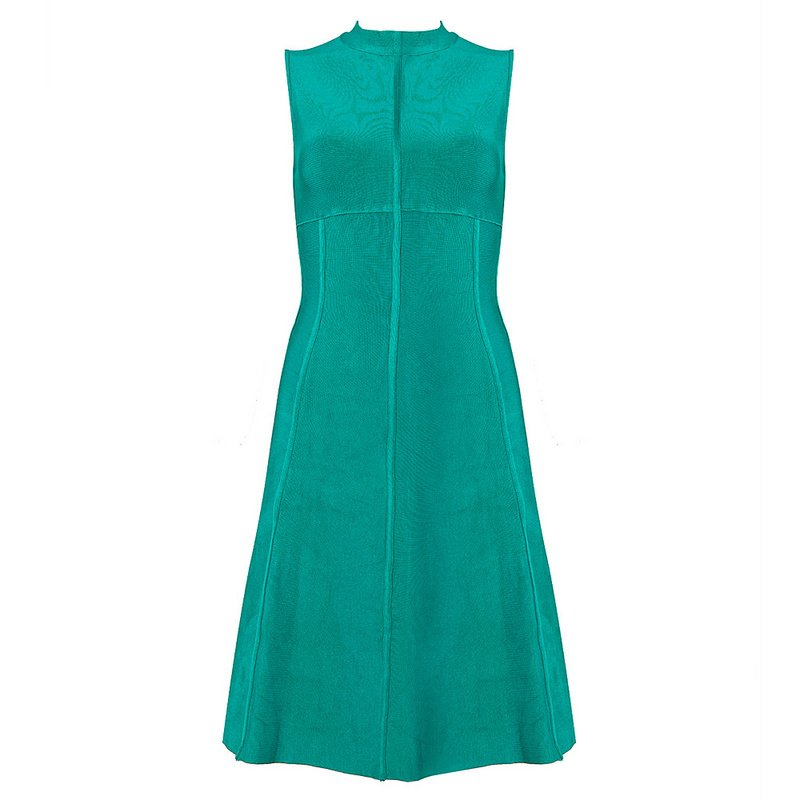 Cloverl LORETTA Bandage Dress--Two colors: Green & Red