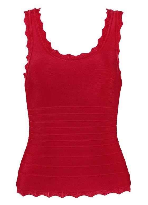 Cloverl Sally Bandage Vest Free Global Shipping