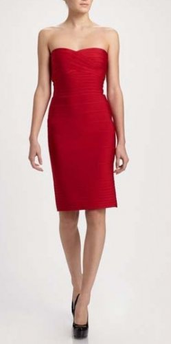 Cloverl Alena Classic Strapless Bandage Dress 5colors Free Global Shipping