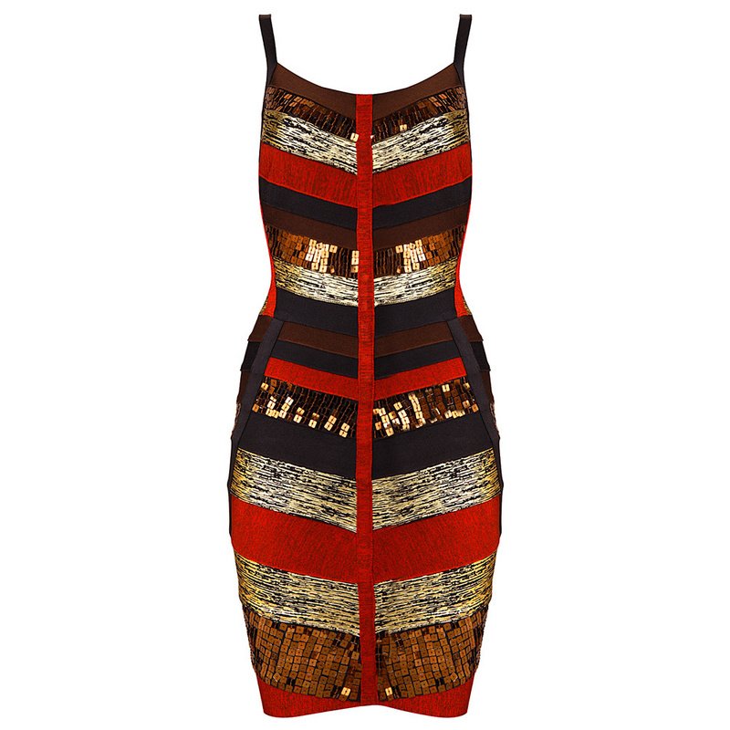 Cloverl Stacey Sequin Bandage Dress Free Global Shipping