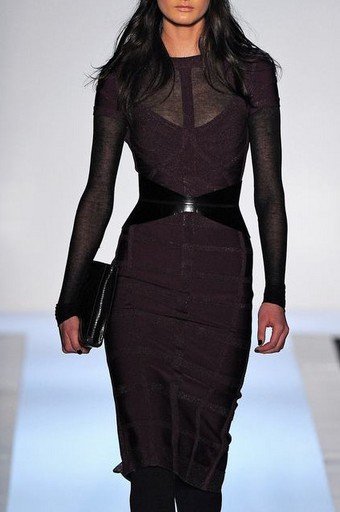 Cloverl Olivia Long Sleeve Bandage Dress Free Global Shipping