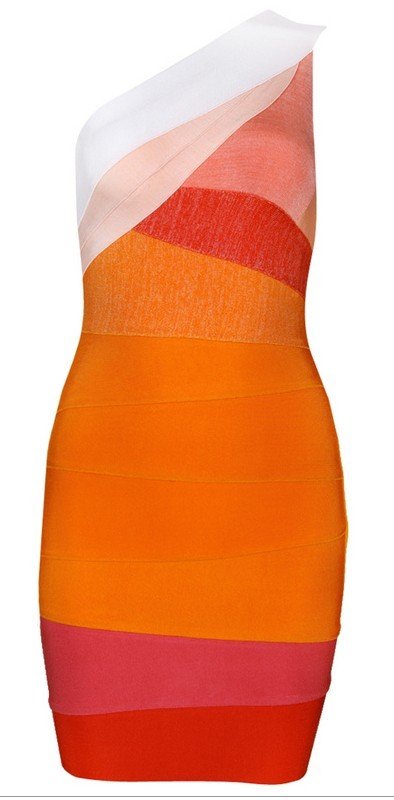 CloverlJuliet one shoulder Bandage Dress Free Global Shipping