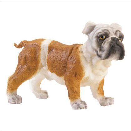 PORCELAIN BULLDOG FIGURINE