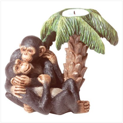 ALAB MONKEY LOVERS CANDLE-HOLDER