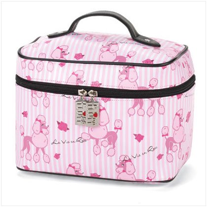 POODLE TRAIN CASE