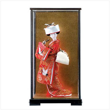 JAPANESE BRIDE DOLL IN CASE