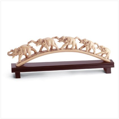 'IMPERIAL IVORY' 5 ELEPHANTS