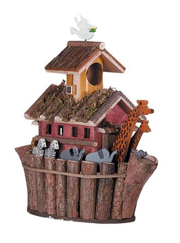 WOOD NOAH ARK`S BIRDHOUSE