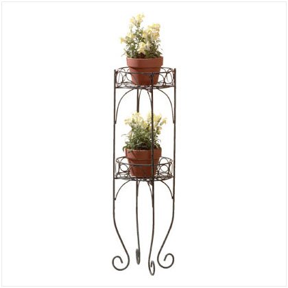 METAL 2 TIER PLANTER SHELF